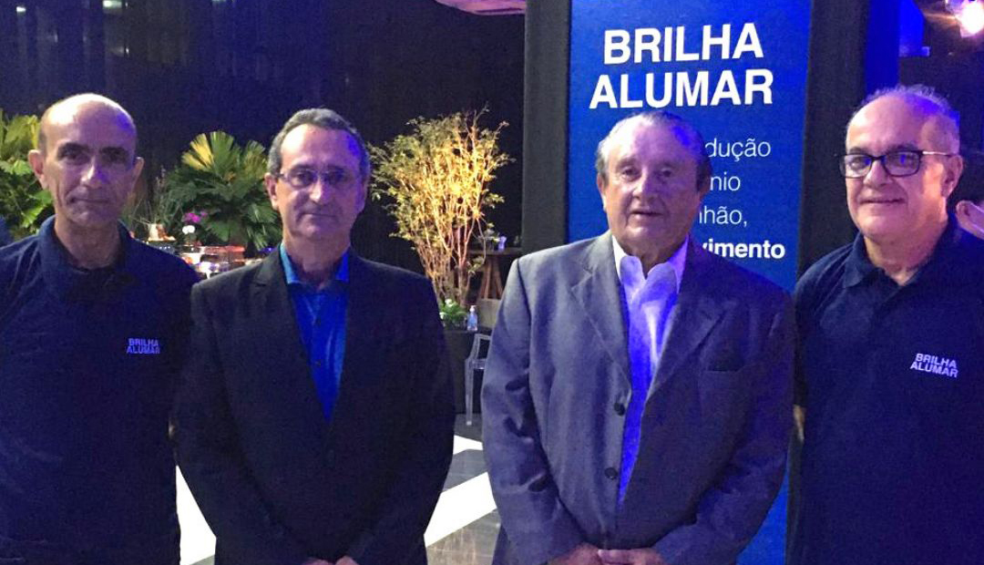 Vice-presidente do Sinduscon Maranhão, Edmilson Pires, participou na noite desta quinta-feira (28) da comemoração pela inauguração da Redução - Fábrica de Produção de Alumínio da Alumar.