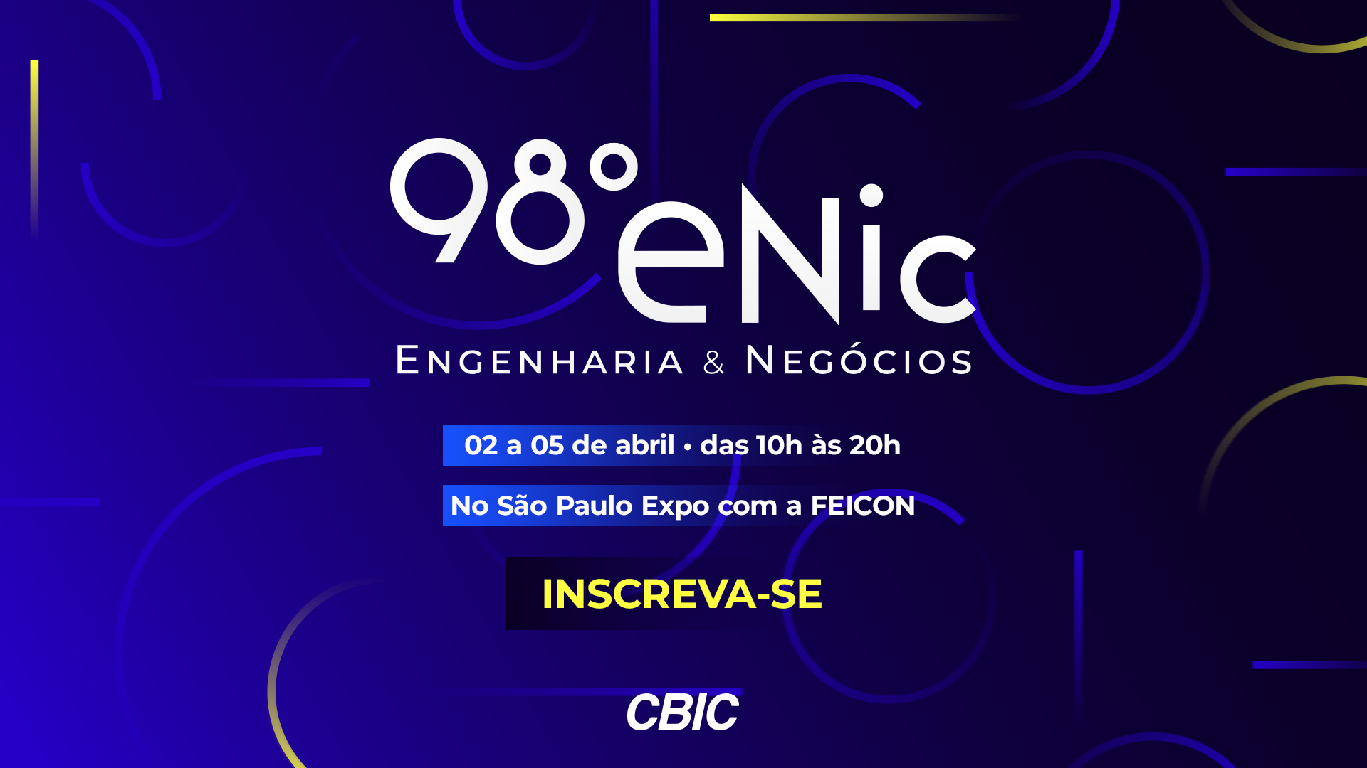 98º ENIC: inovação e conhecimento. Participe!
