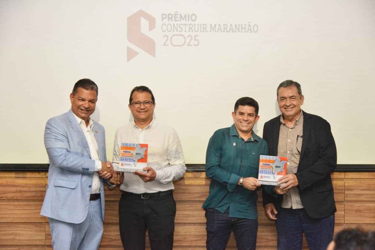 SINDUSCON-MA celebrou os destaques do setor no Prêmio Construir Maranhão 2025 durante o Fest Imóveis